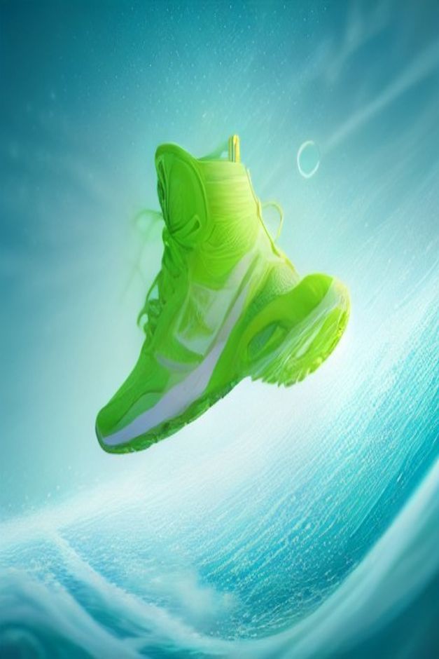 AI-generated sneaker ad creative sample